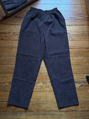 Alfred Dunner Dark Brown Pants